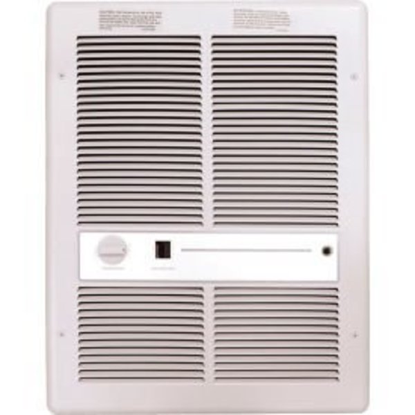 Tpi Industrial TPI Fan Forced Wall Heater With Summer Fan Switch H3317T2SRPW - 4800W 240V White H3317T2SRPW